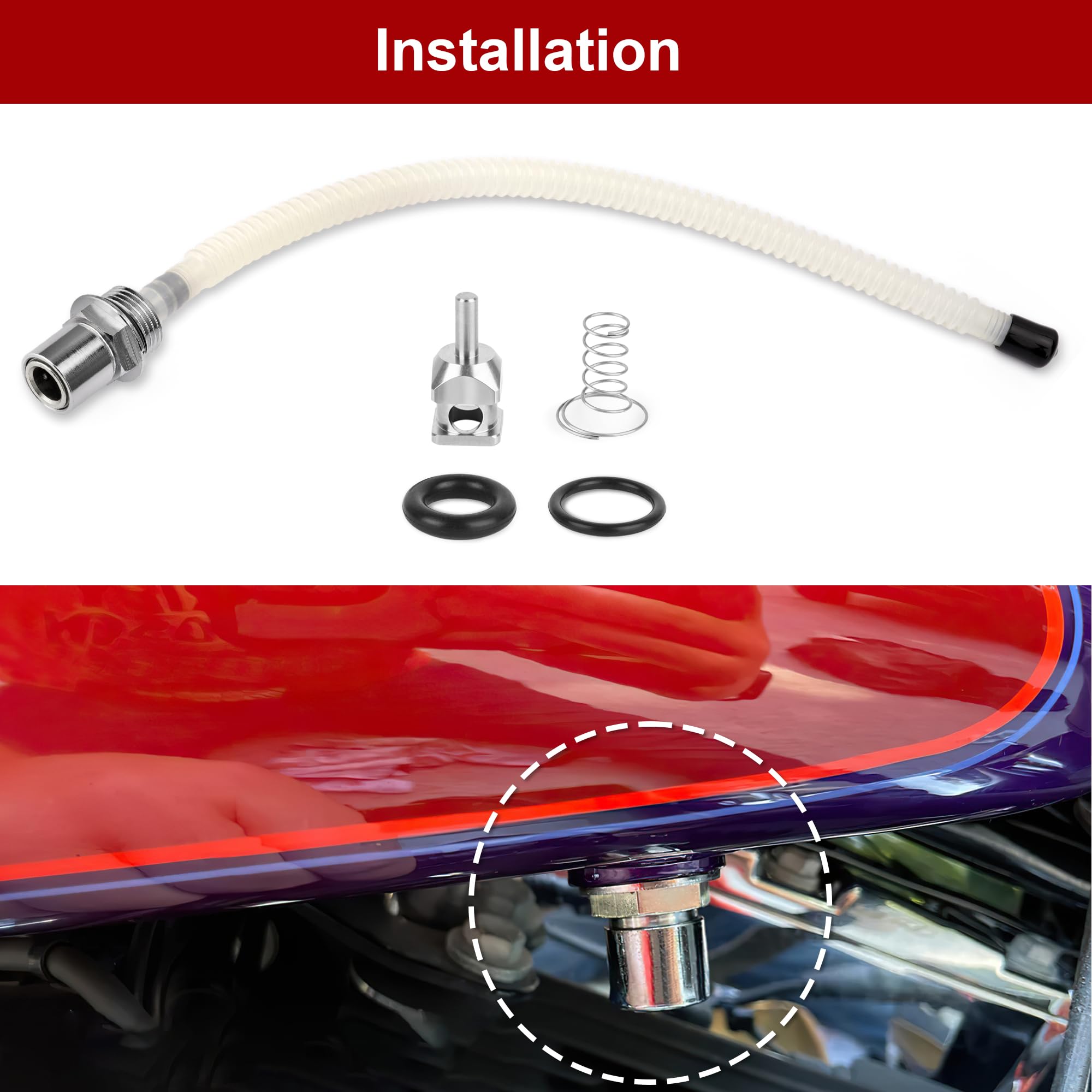 Amazon.com: Fuel Check Valve Kit 62189-01A For Harley-Davidson